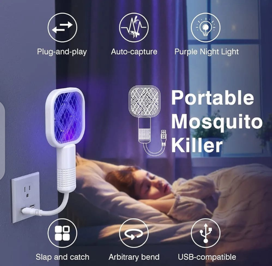 Portable USB Mosquito Killer Lamp – Silent & Rechargeable Insect Trap